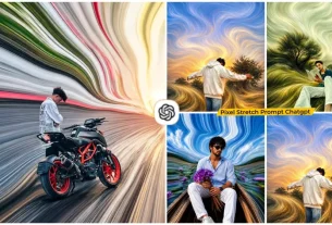 Pixel Stretch Ai Photo Editing Prompt