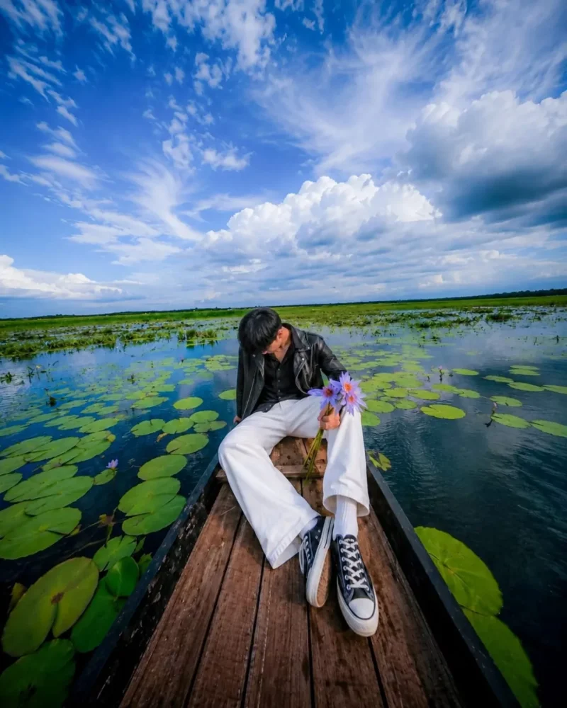 Viral Lake Boat Ai Photo Editing Prompt