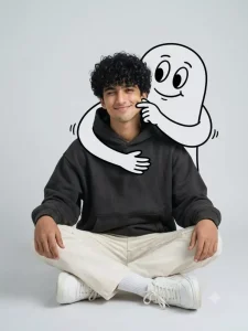 Boys Doodle Art Style Ai Photo Editing Prompt
