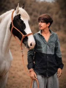 Boys Horse Ai Photo Editing Prompt