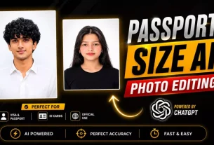Normal To Passport Size Ai Photo Editing Prompt