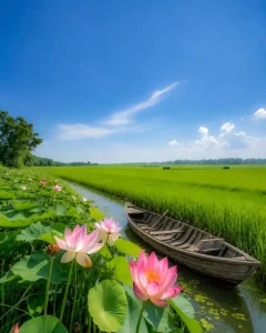 Realistic Blue Sky Ai Photo Editing Prompt Background