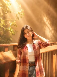 Realistic Girls Glow Ai Photo Editing Prompt