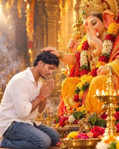 Boys Ganesh Chaturthi Ai Photo Prompt