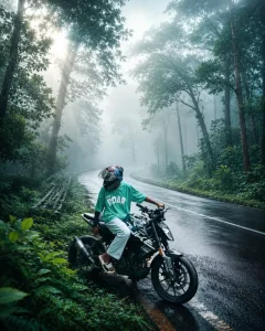Cinematic Biker Ai Photo Editing Prompt