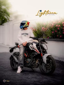 Cinematic Biker Ai Photo Editing Prompt Chatgpt