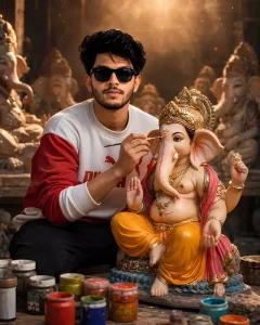 Ganesh Chaturthi Ai Photo Editing Prompt With Face