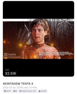 Montagem Tenta Capcut Template