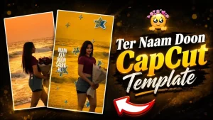 Tera Naam Doon Capcut Template