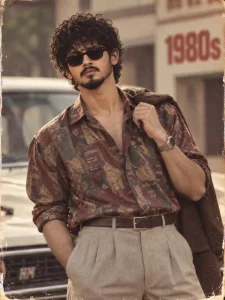 80s Look Ai Photo Prompt For Boys New Trend