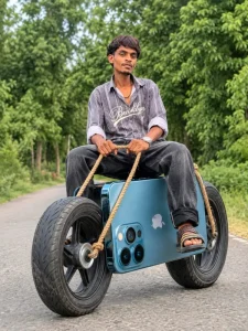 Apple Bike Parallel Universe Ai Photo Prompt