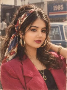 Girls 80s Look Ai Photo Editing Prompts