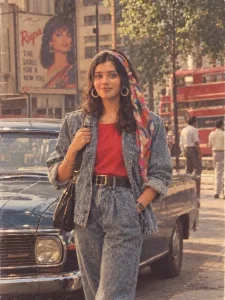 Girls 80s Look Ai Photo Prompt