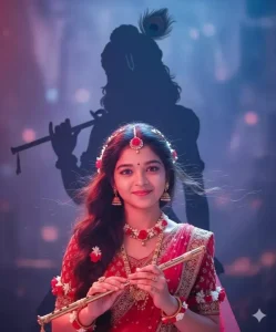 Girls Krishna Janmashtami Ai Photo Editing Prompt