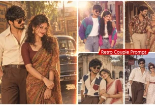 Retro Couples 80s Look Ai Photo Prompt Chatgpt 2026