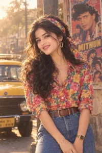 Viral Girls 80s Look Ai Photo Prompt