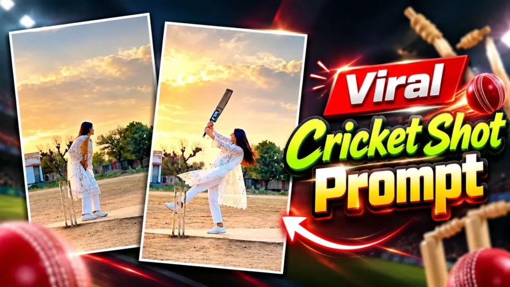 Cricket Shot Ai Video Editing Prompt