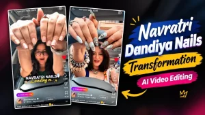 Navratri Dandiya Ai Video Editing Prompt