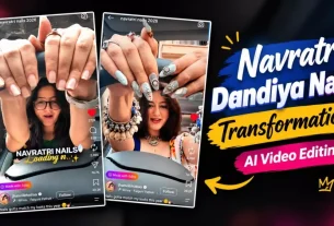 Navratri Dandiya Ai Video Editing Prompt