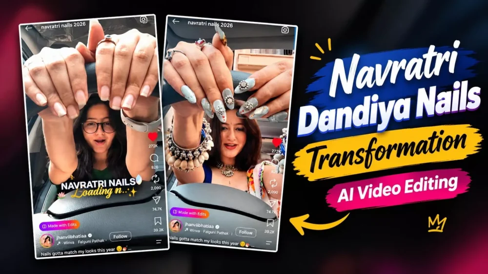 Navratri Dandiya Ai Video Editing Prompt